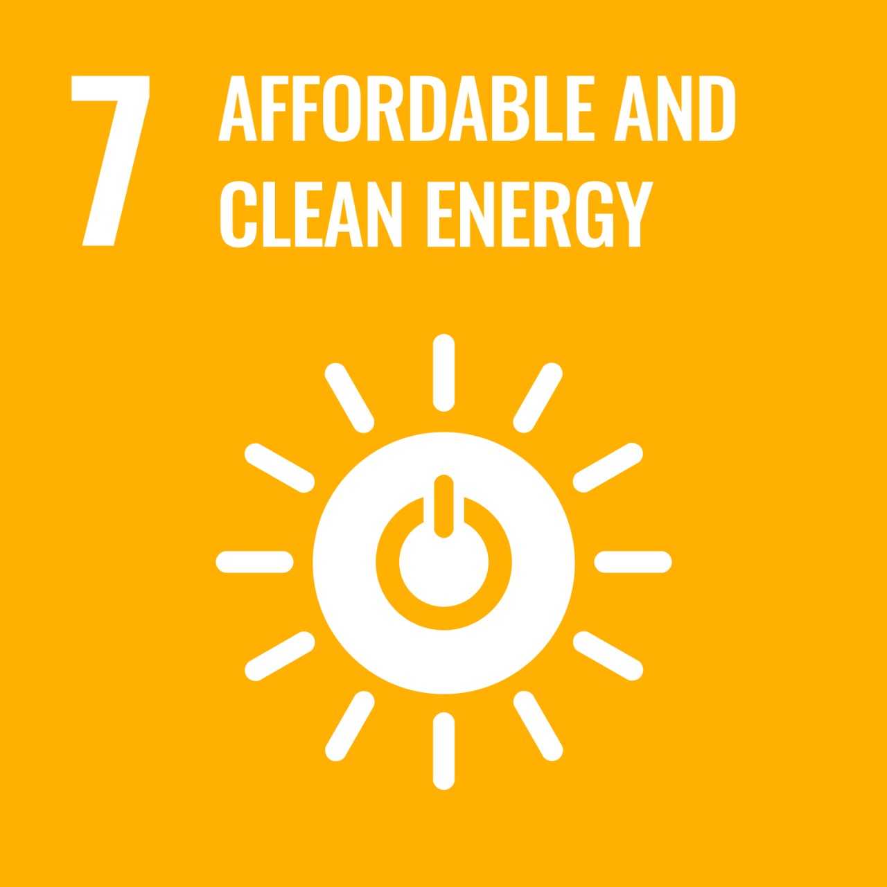SDG 7 – Affordable and clean energy