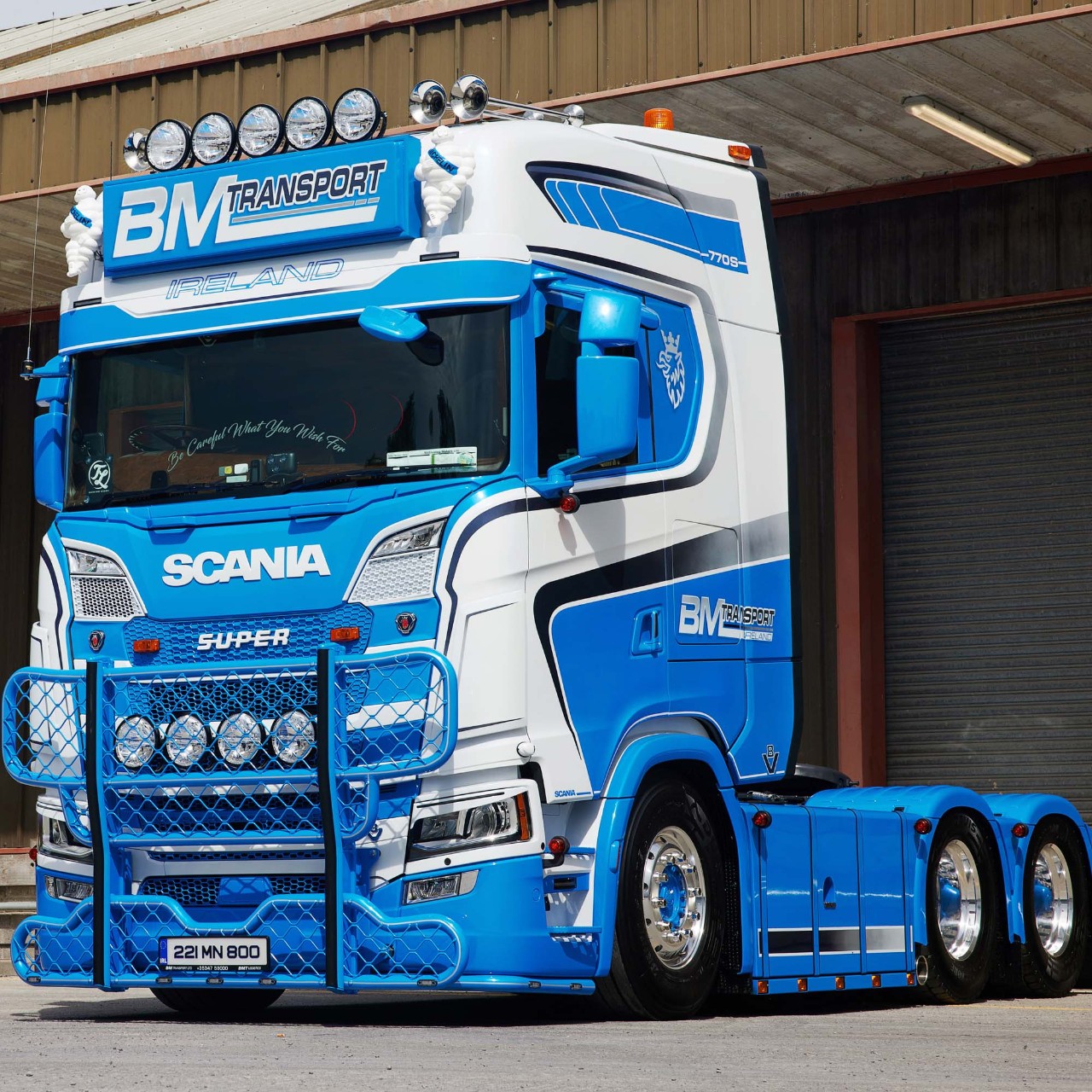 BM Transport Scania truck