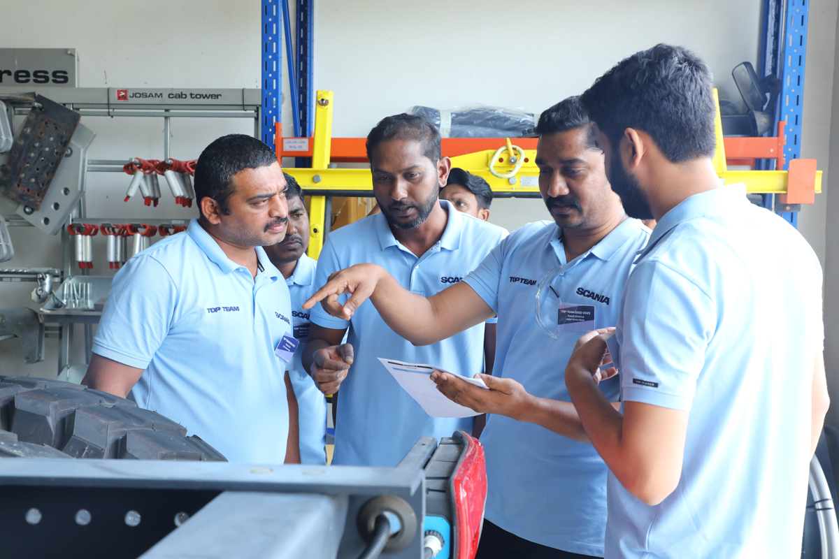 Scania India top team competition