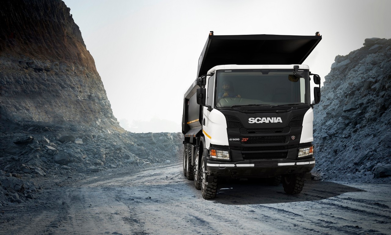 Mining in pit G500 Scania Mining India