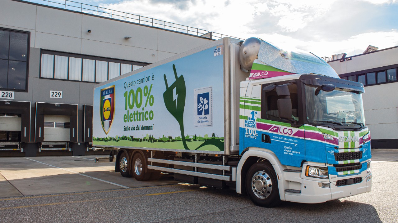 Primo veicolo elettrico Scania in Italia