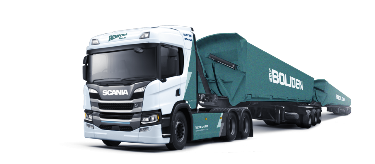 La società mineraria Boliden ha acquistato un veicolo elettrico Scania da 74 tonnellate per il trasporto pesante