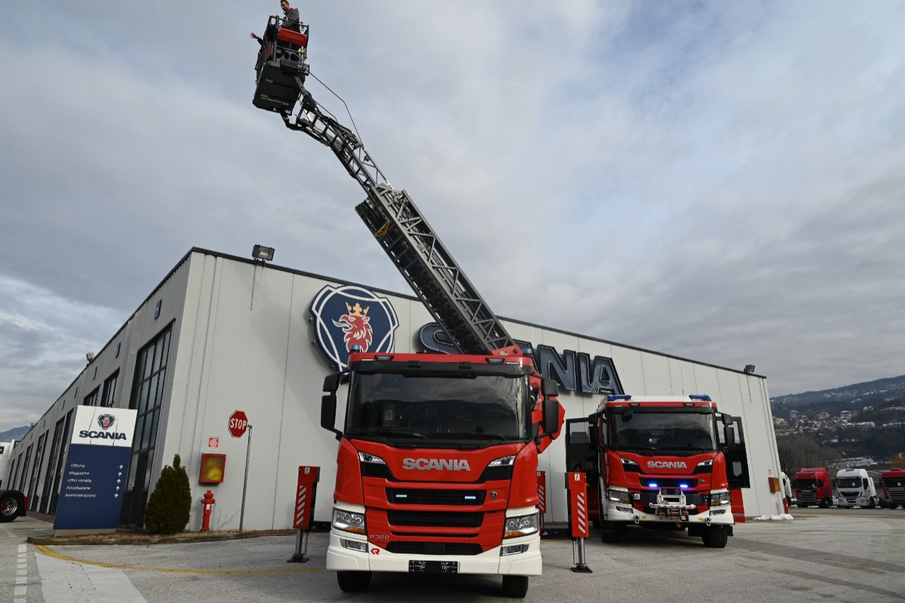 Veicoli antincendio Scania allestiti Rosenbauer