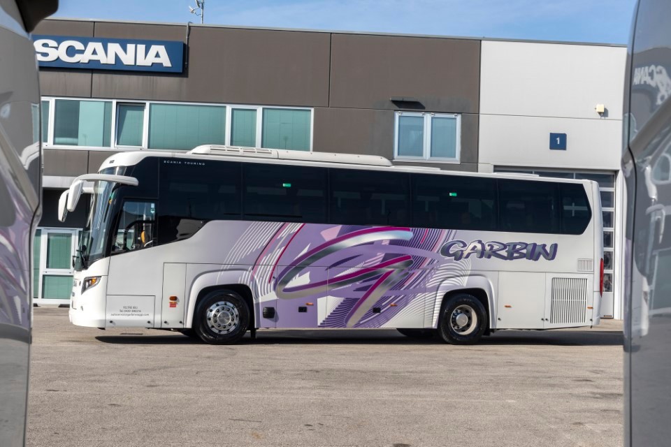Il nuovo Scania Touring al servizio di Garbin Viaggi: il più corto e versatile d’Italia