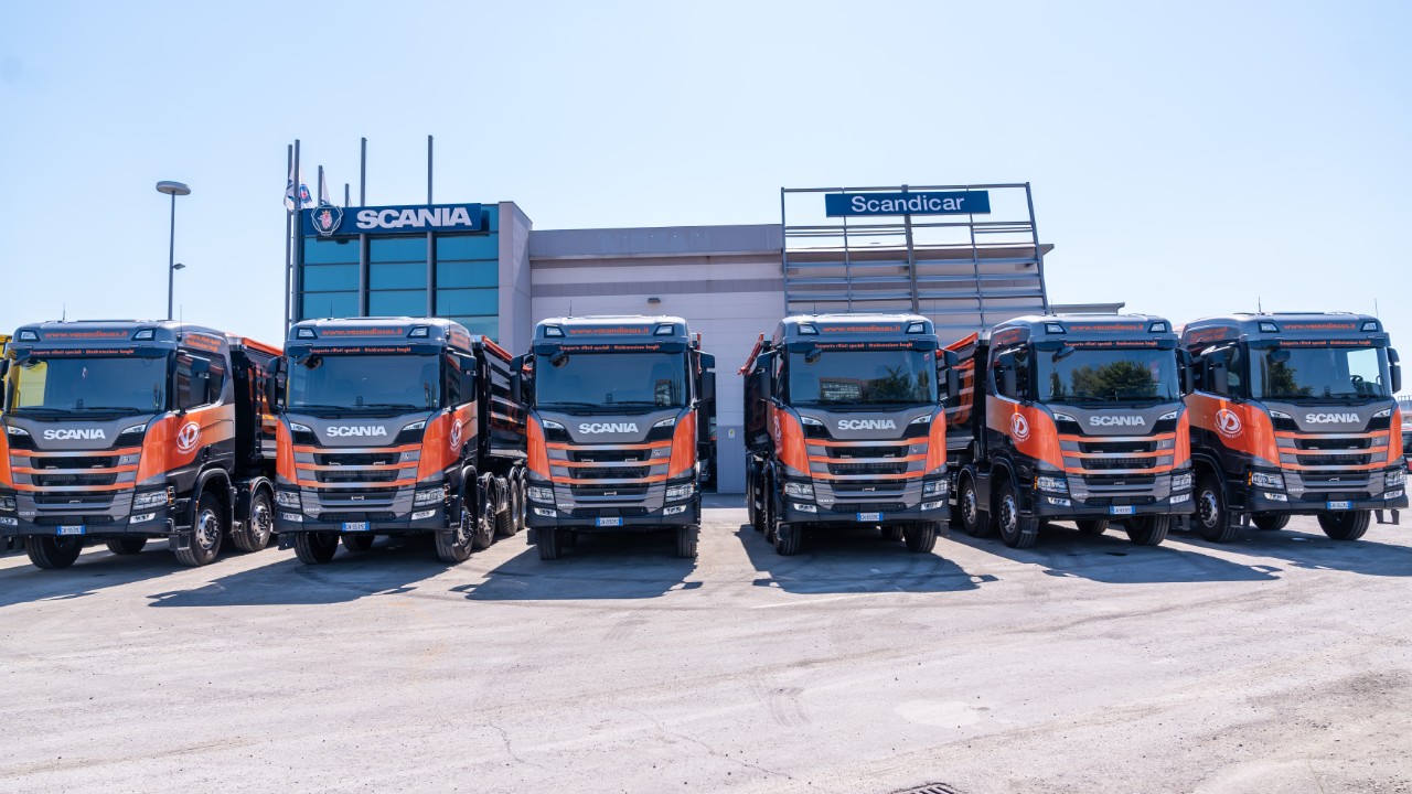 Sei Scania XT per Vacondio Paride