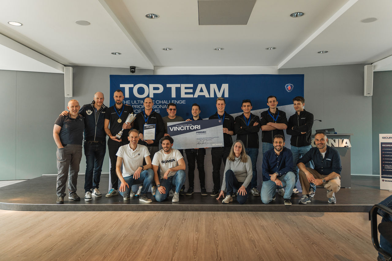 Scania Commerciale vince la finale italiana di Scania Top Team 2025 2026