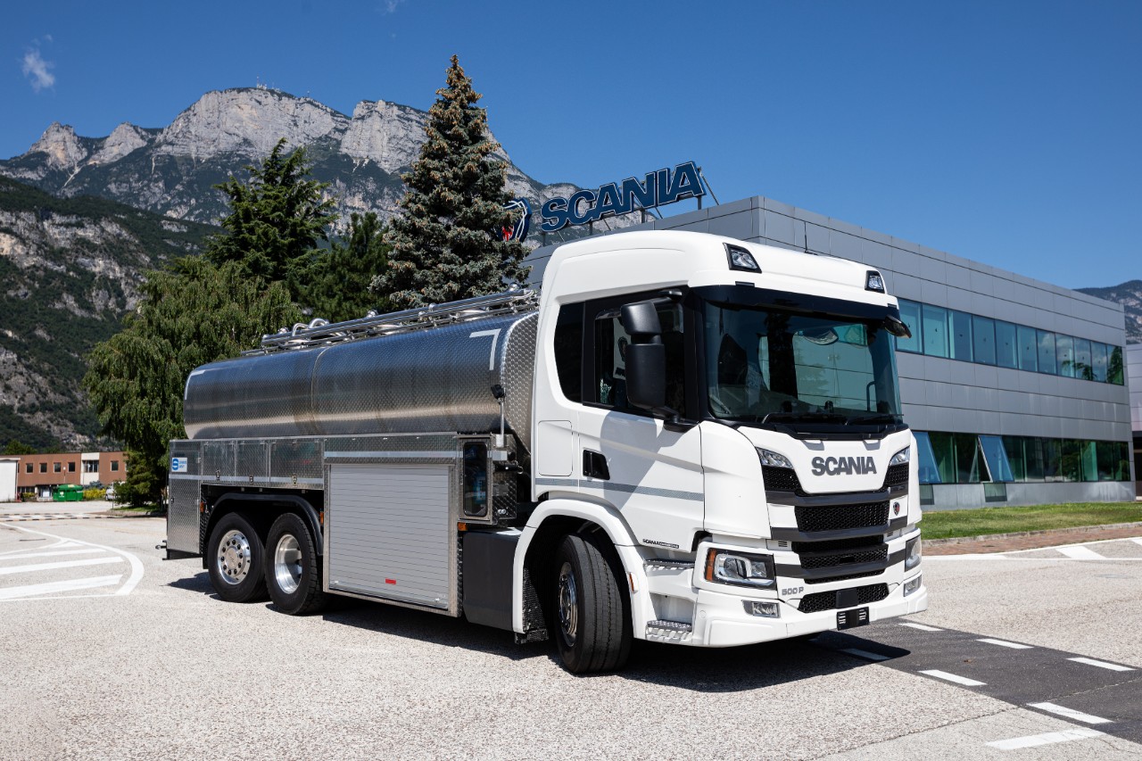Fischnaller Transporte: un nuovo Scania per il trasporto latte
