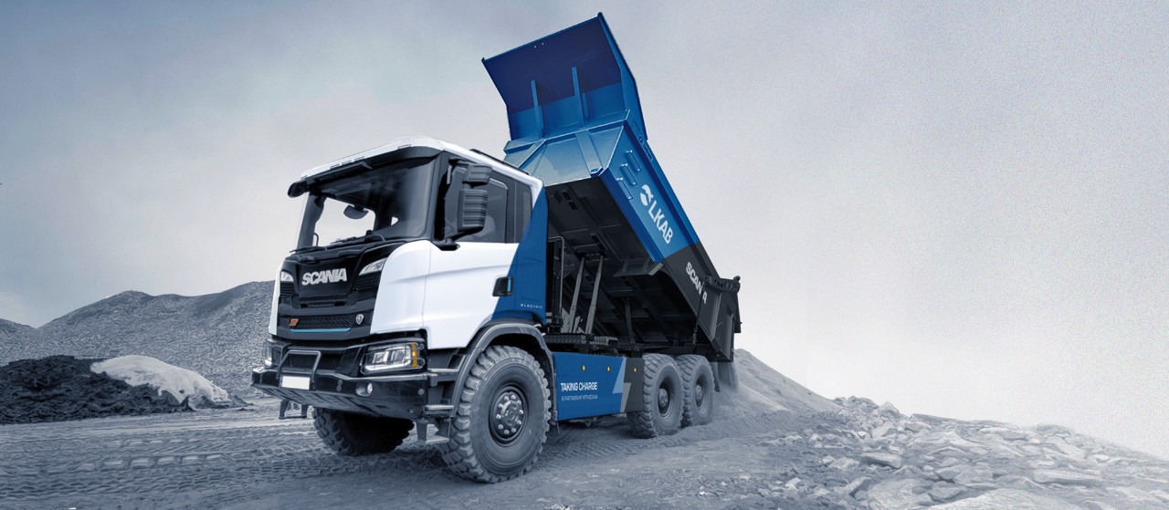 Scania in miniera, insieme ad LKAB, con un veicolo 100% elettrico.
