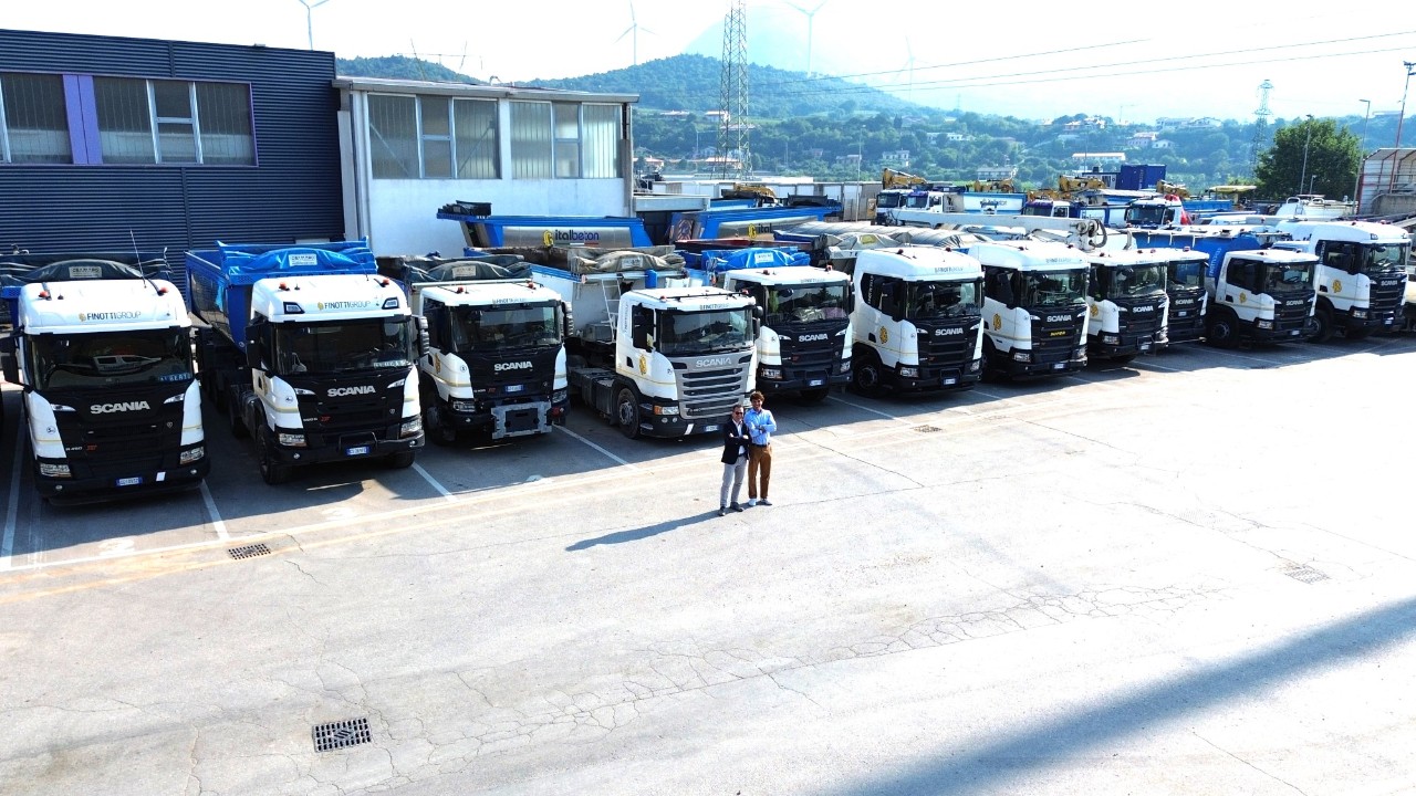 Finotti group sceglie ancora Scania. 10 anni di partnership