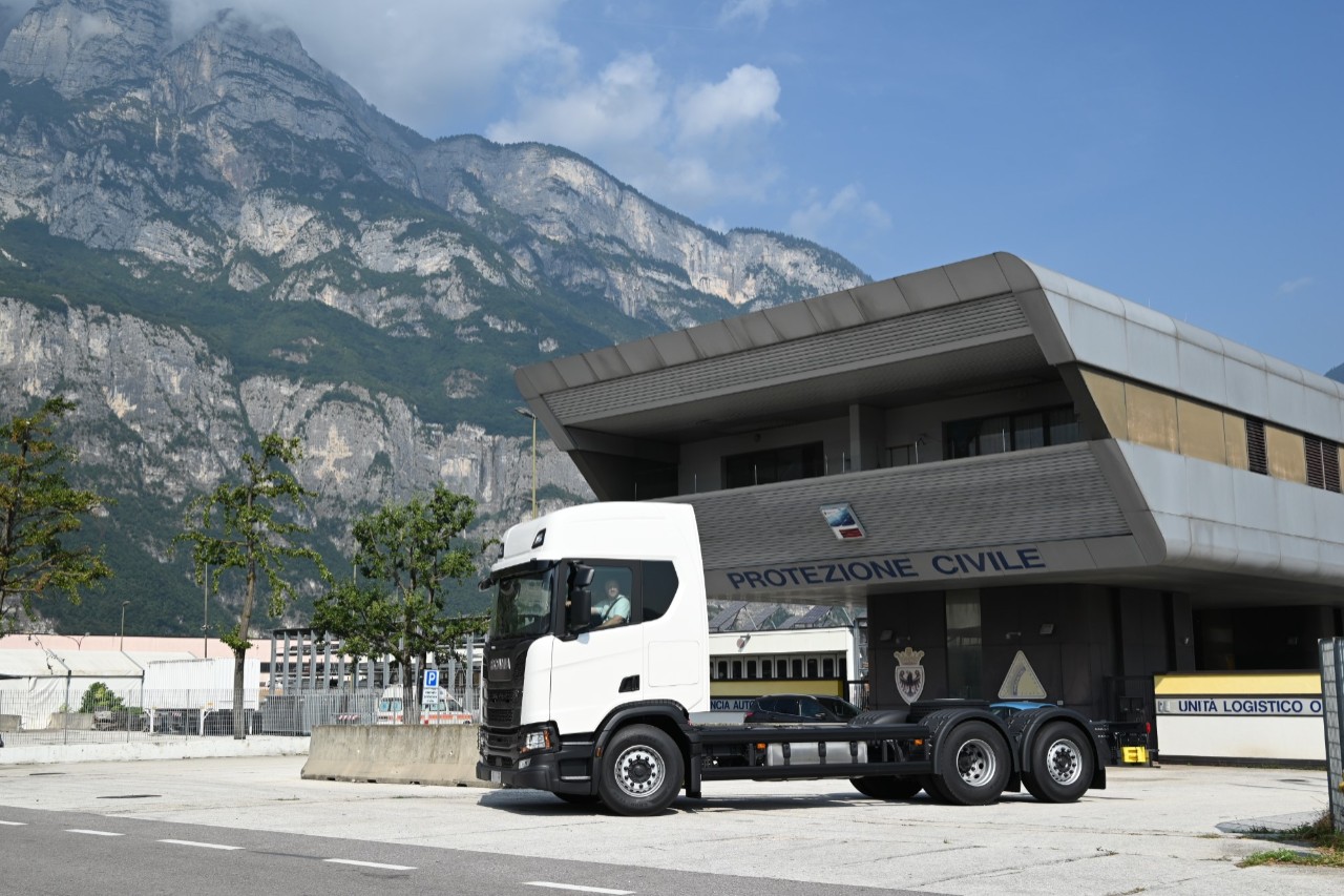 La protezione civile di trento sceglie Scania