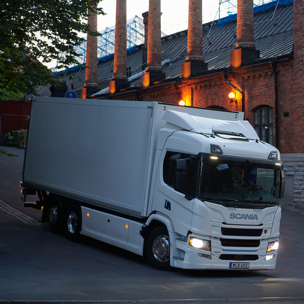 autotelaio cabinato elettrico scania