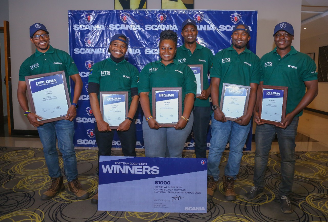 Service Experts from Tanzania to Represent East Africa in the Scania Top Team Regional Final