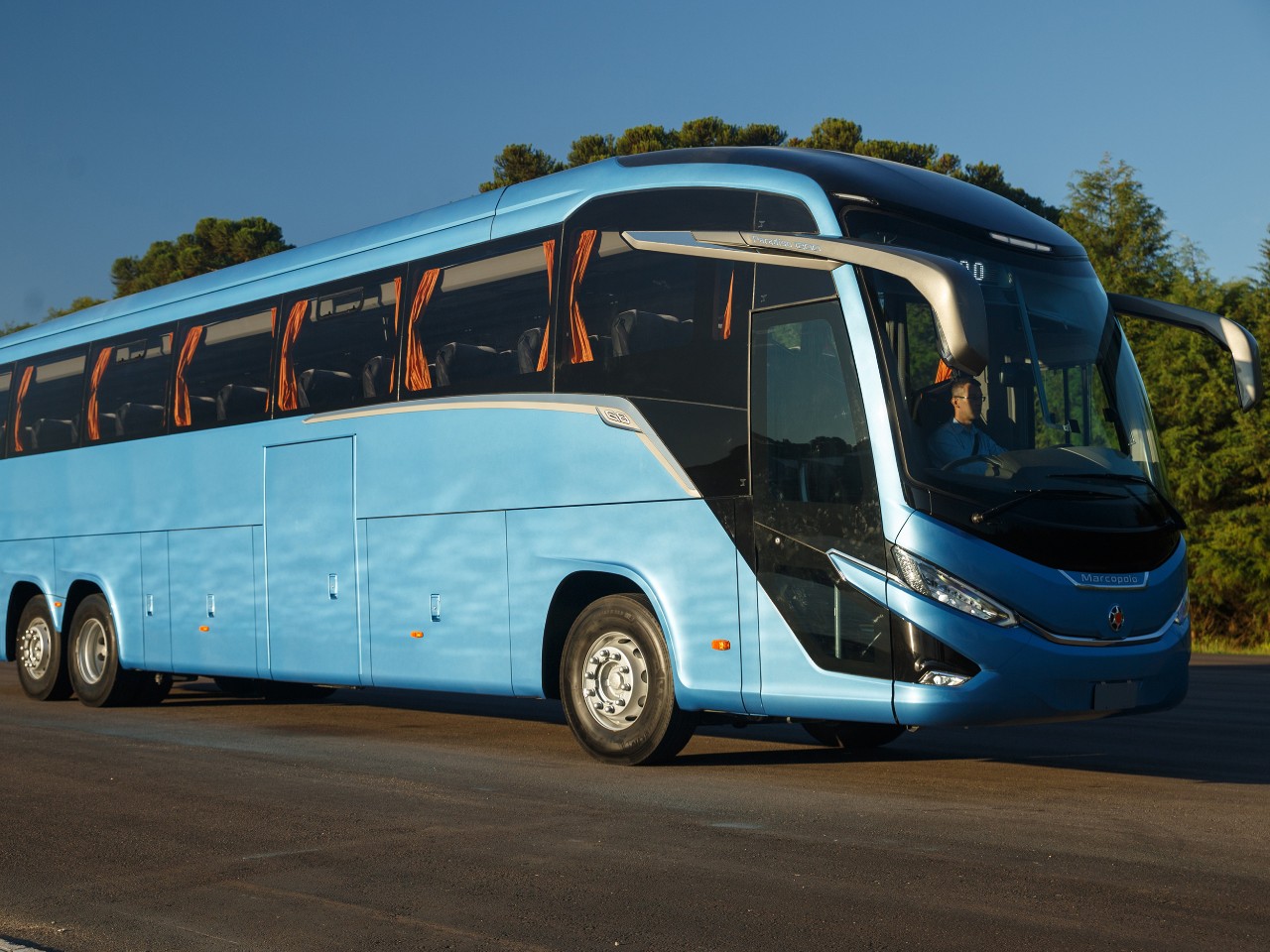 Interor design features Scania Marcopolo