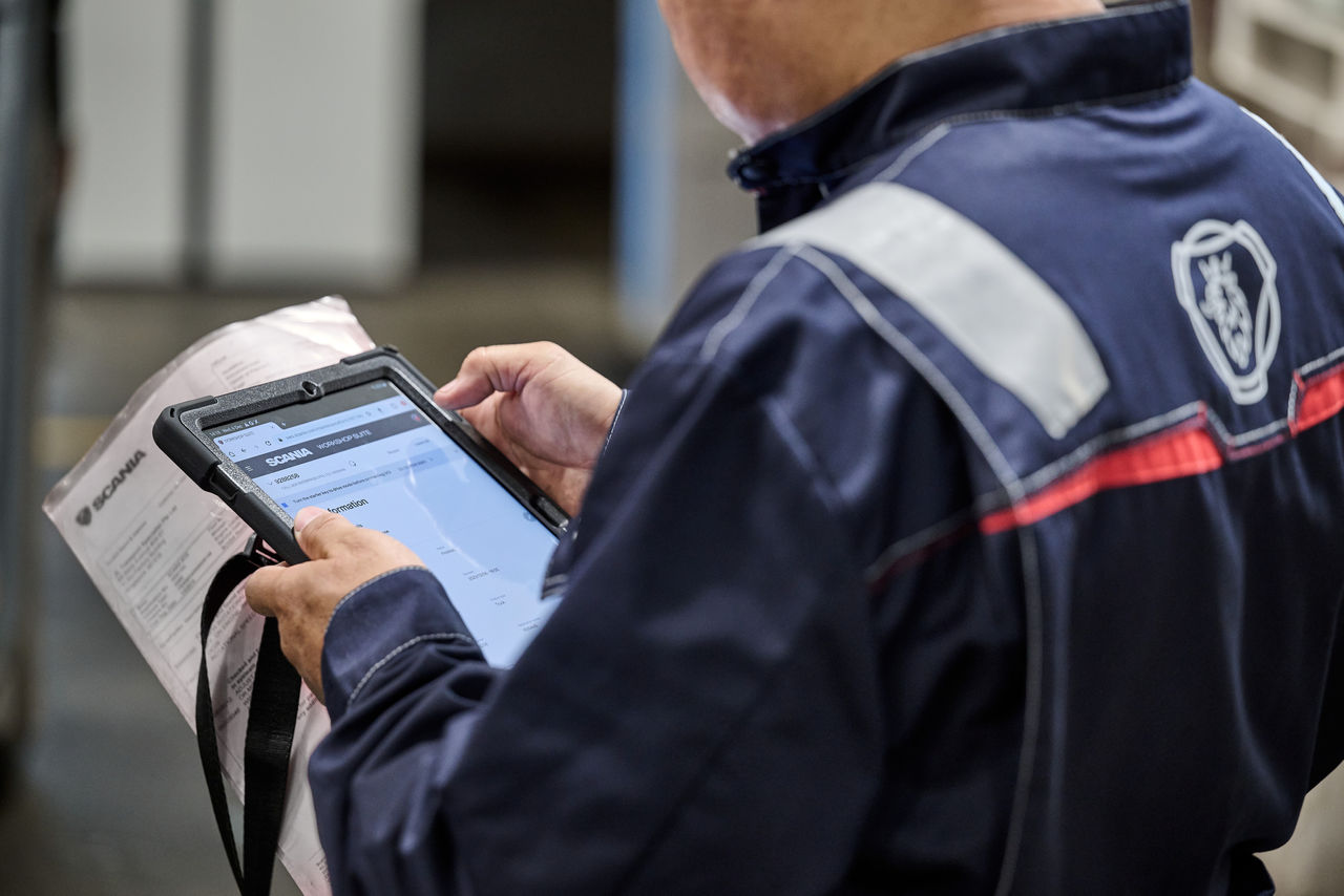 Станция техобслуживания Scania
