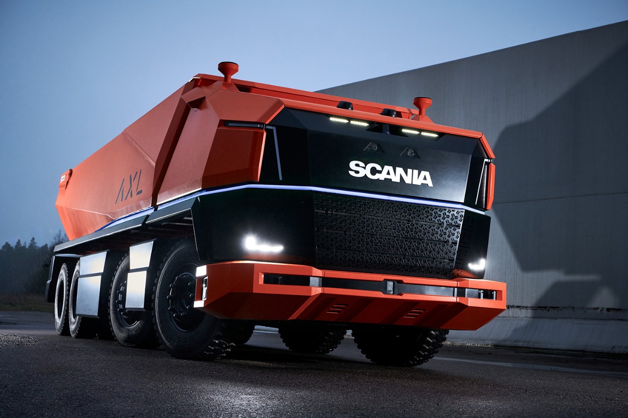 Scania AXL, cabless autonomous truck