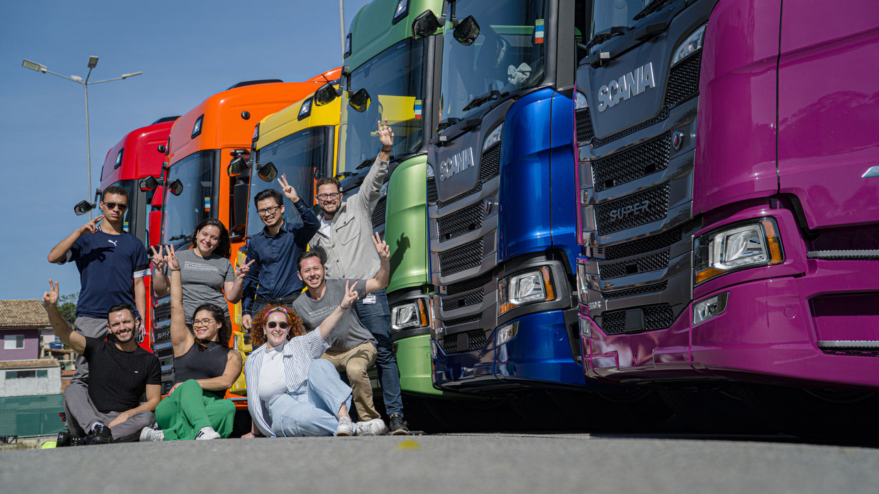Trabalhando na Scania