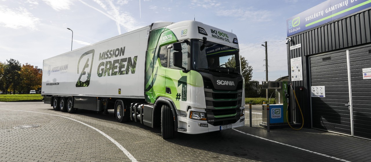 „Scania“ biometano sunkvežimių privalumai