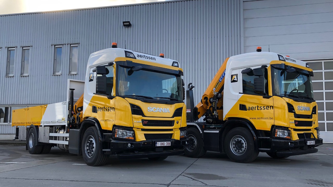 Aertssen Group met en service 4 Scania XT