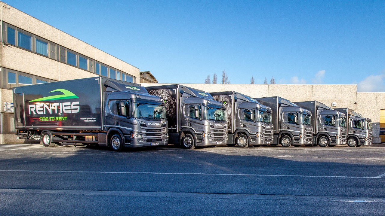 56 nieuwe Scania trucks De Block