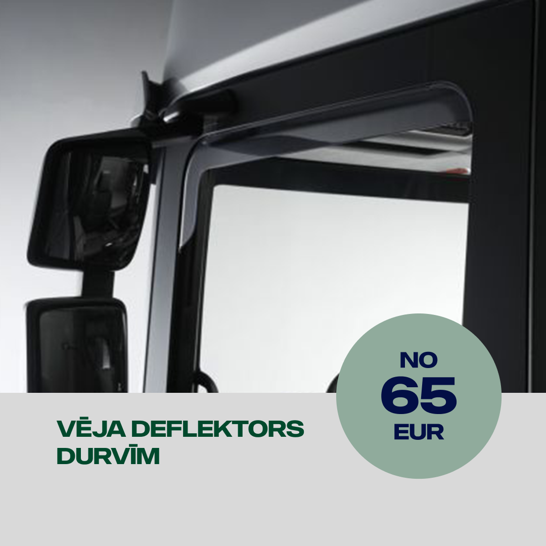 Vēja deflektors durvīm