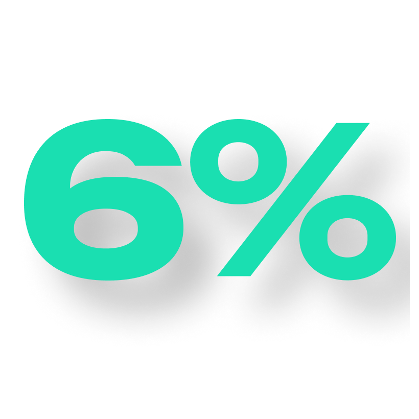 6%
