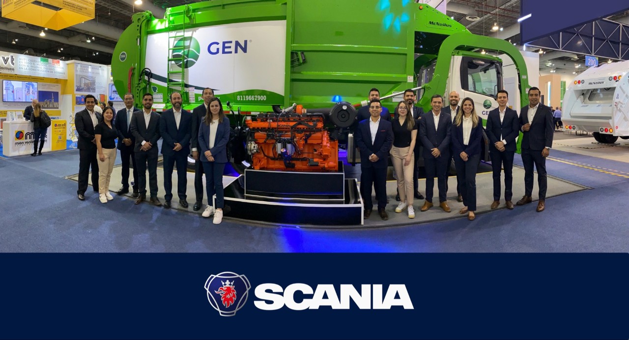 Scania México presenta soluciones sostenibles de transporte, para gestión de residuos