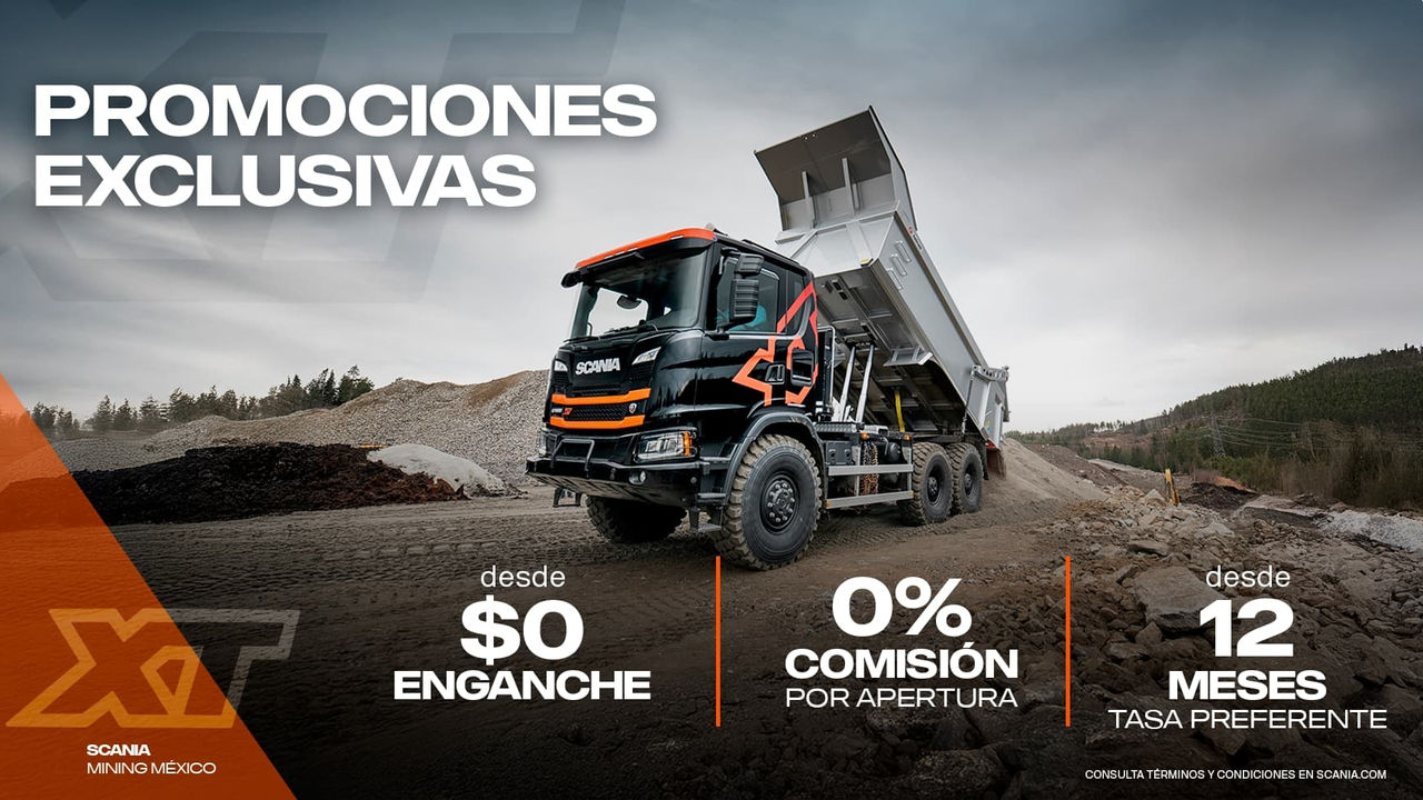Promoción en camiones mineros Scania