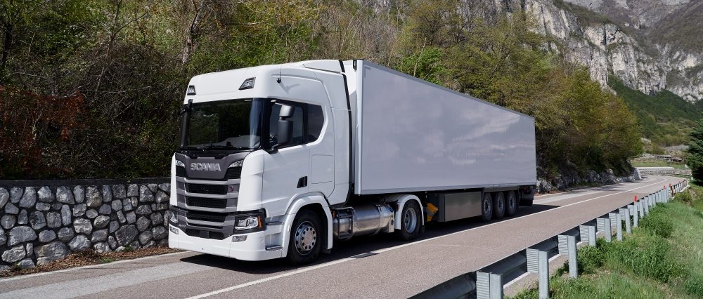 camión a gas de Scania