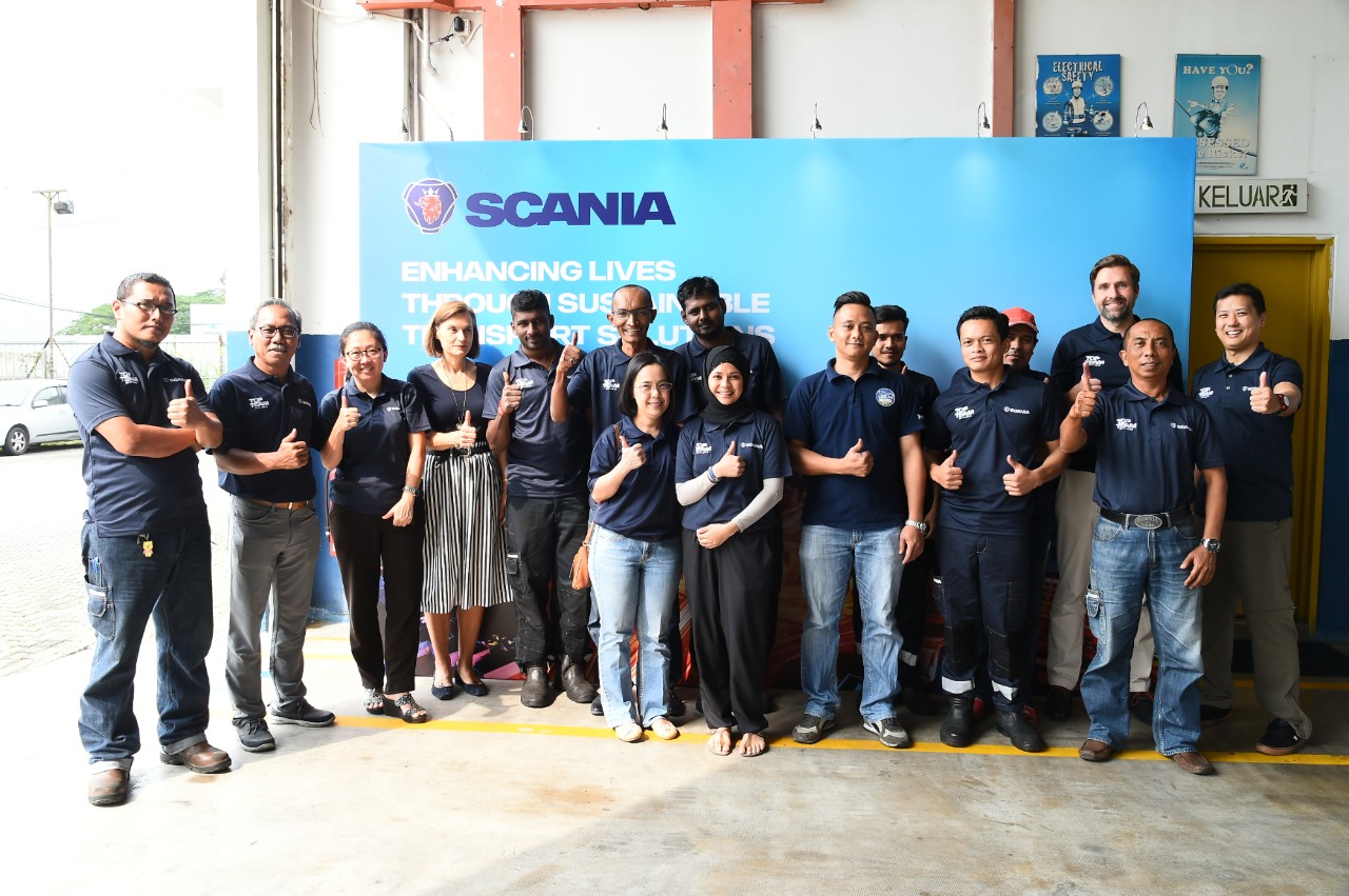 Staff at Scania Malaysia