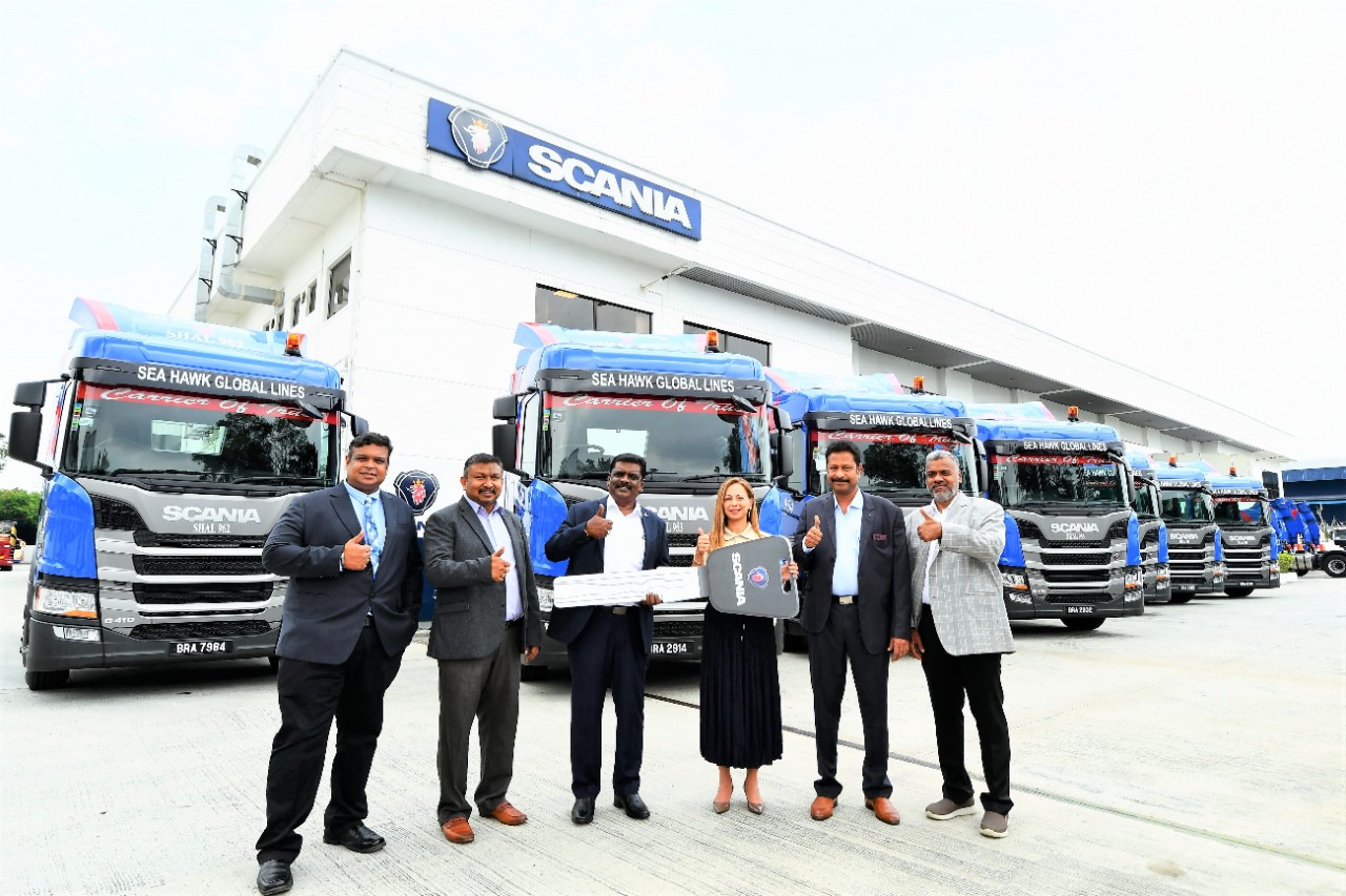 Scania delivered 10 units NTG to Sea Hawk