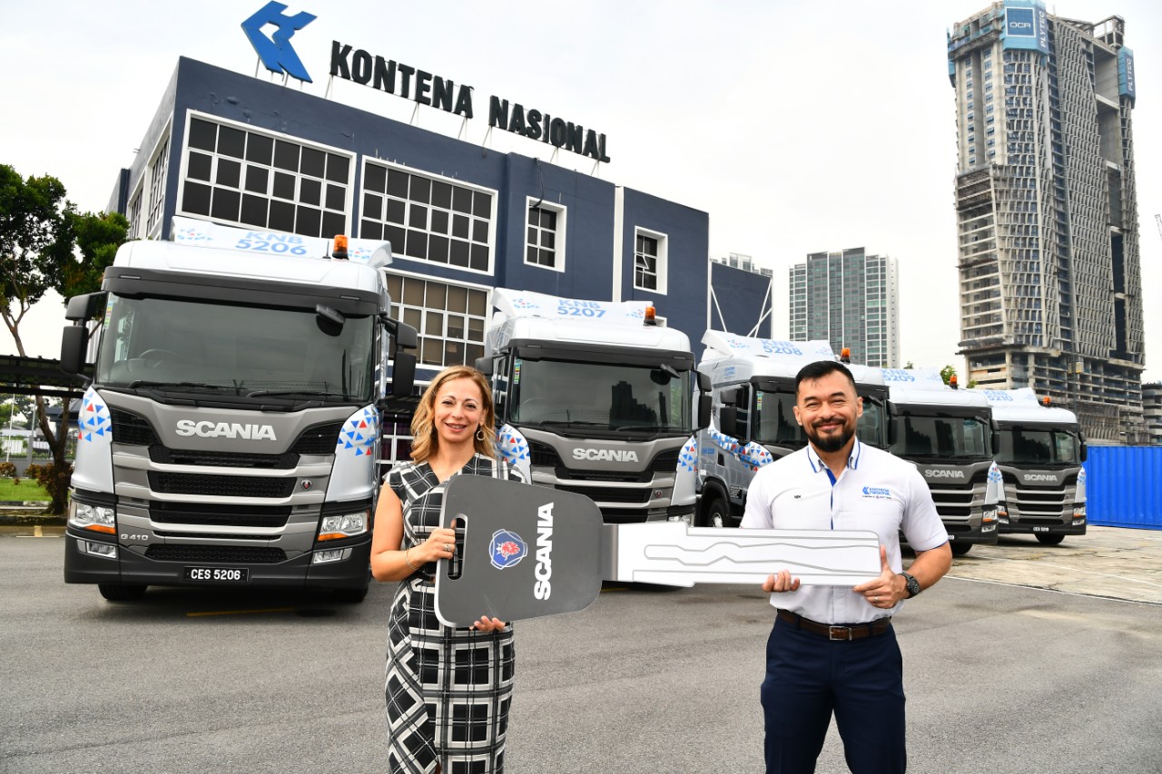 KN CONTINUES A 52-YEAR SUSTAINABLE PARTNERSHIP WITH SCANIA WITH OVER 400 UNITS WITH THE LATEST 16 TRUCKS