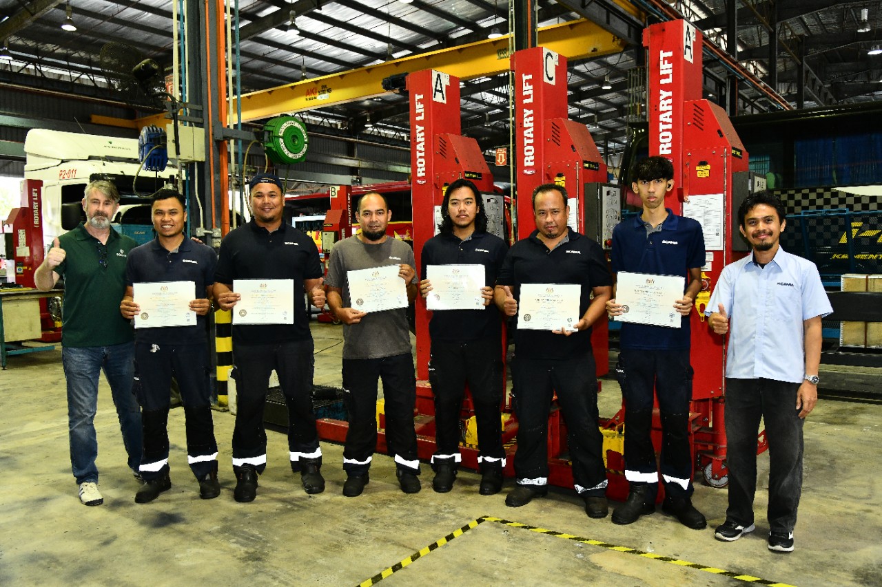 SCANIA AND IKTBNDT, FIRST COLLABORATION IN MALAYSIA IN PRODUCING TECHNICAL EXCELLENCE 