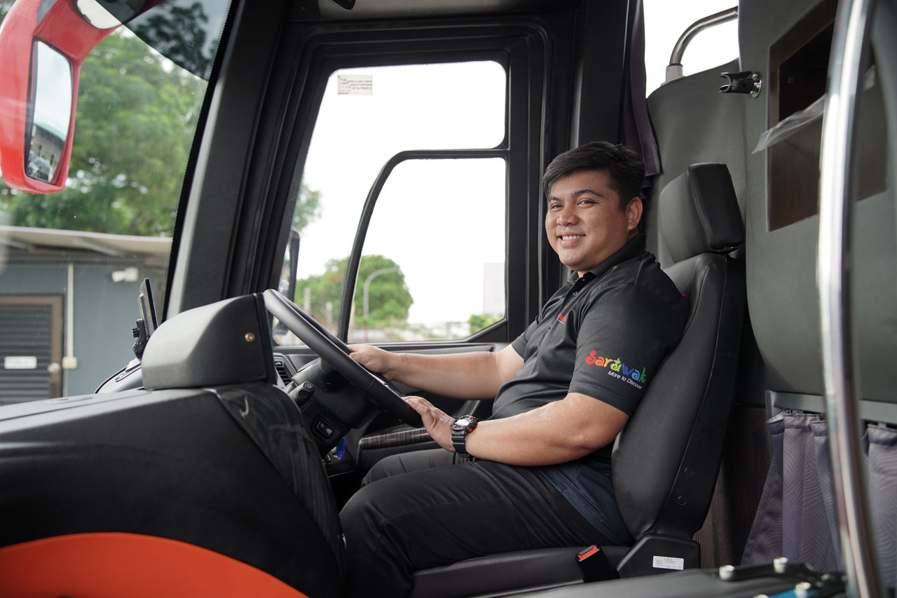 The first Scania New bus Generation Euro 5 in Sarawak