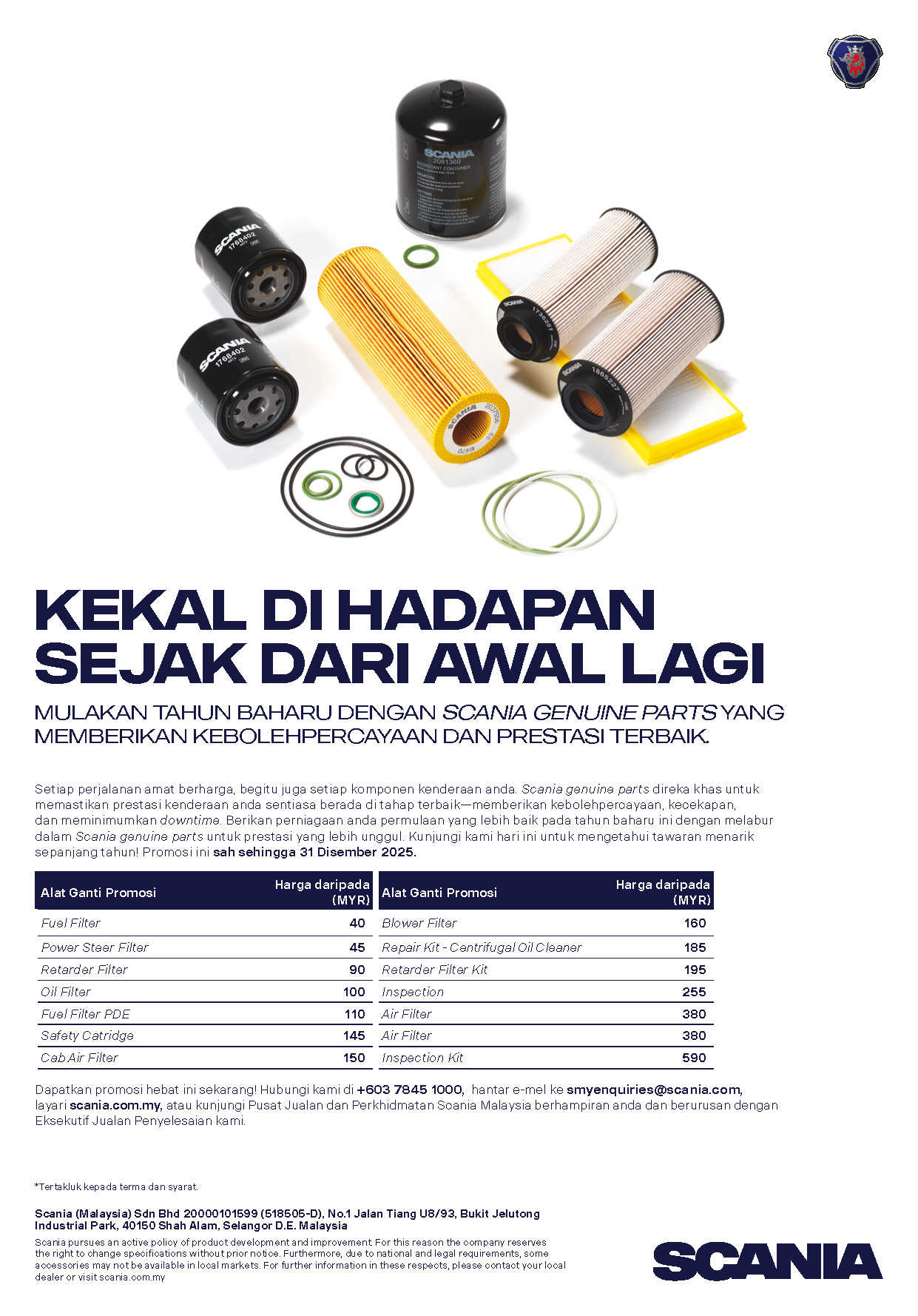Scania Parts Promotion Campaign 2025 (BM)