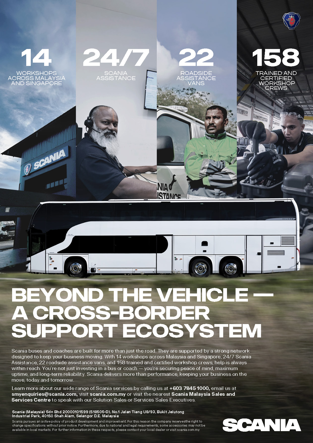 Scania Wide Network and Scania Assistance