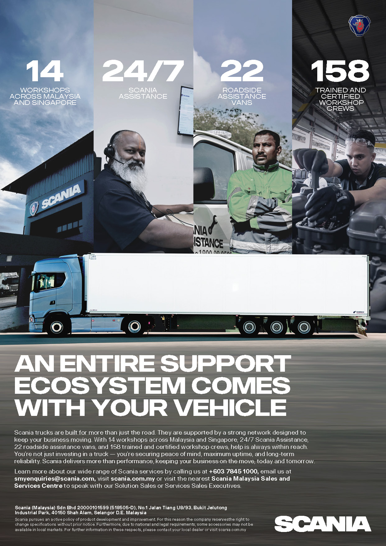 Scania Wide Network and Scania Assistance