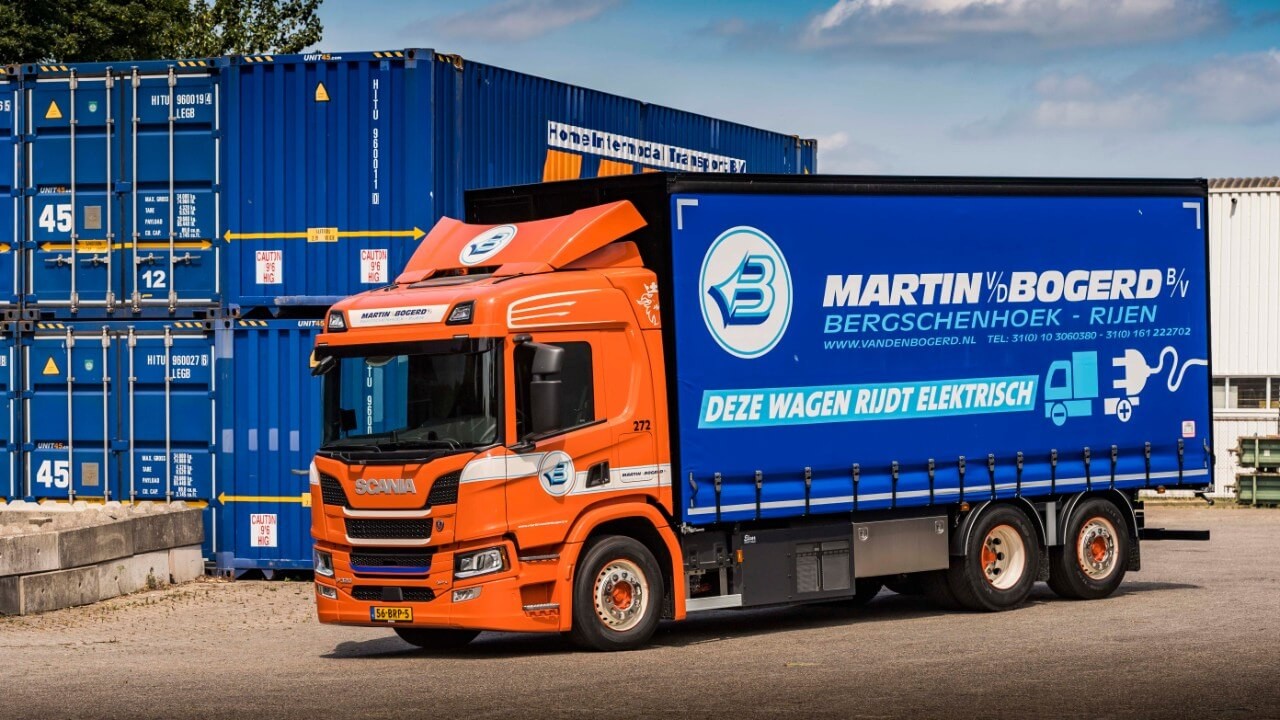 Martin van den Bogerd verduurzaamt wagenpark met Scania HEV