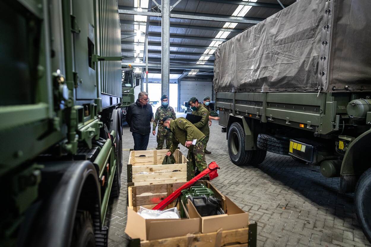 Gryphus-voertuig Defensie Scania