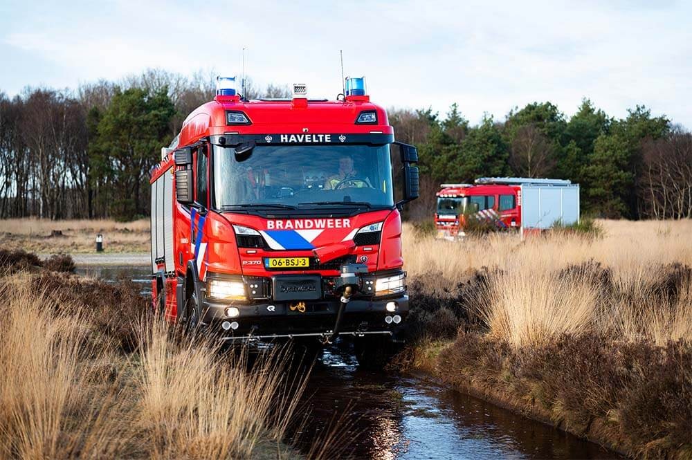 Brandweer Havelte neemt eerste Scania P370 4x4 tankautospuit met Crewcab in gebruik