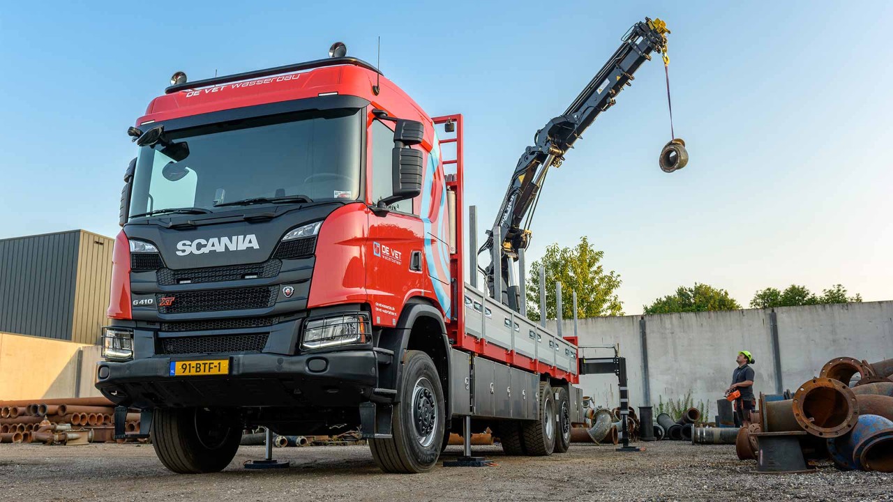 Nieuwe Scania G410 XT De Vet