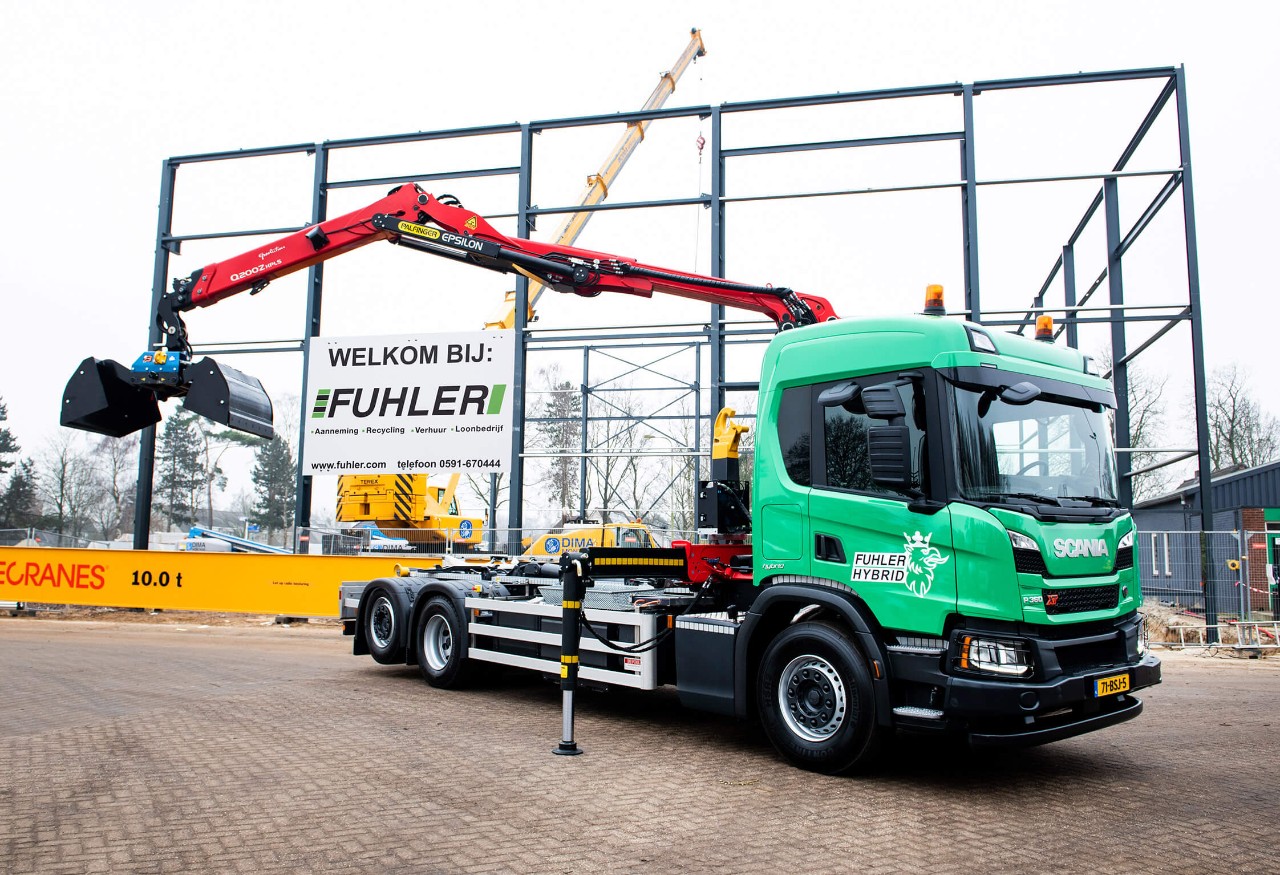Fuhler zet met nieuwe Scania Plug-in Hybride truck in op duurzaam transport