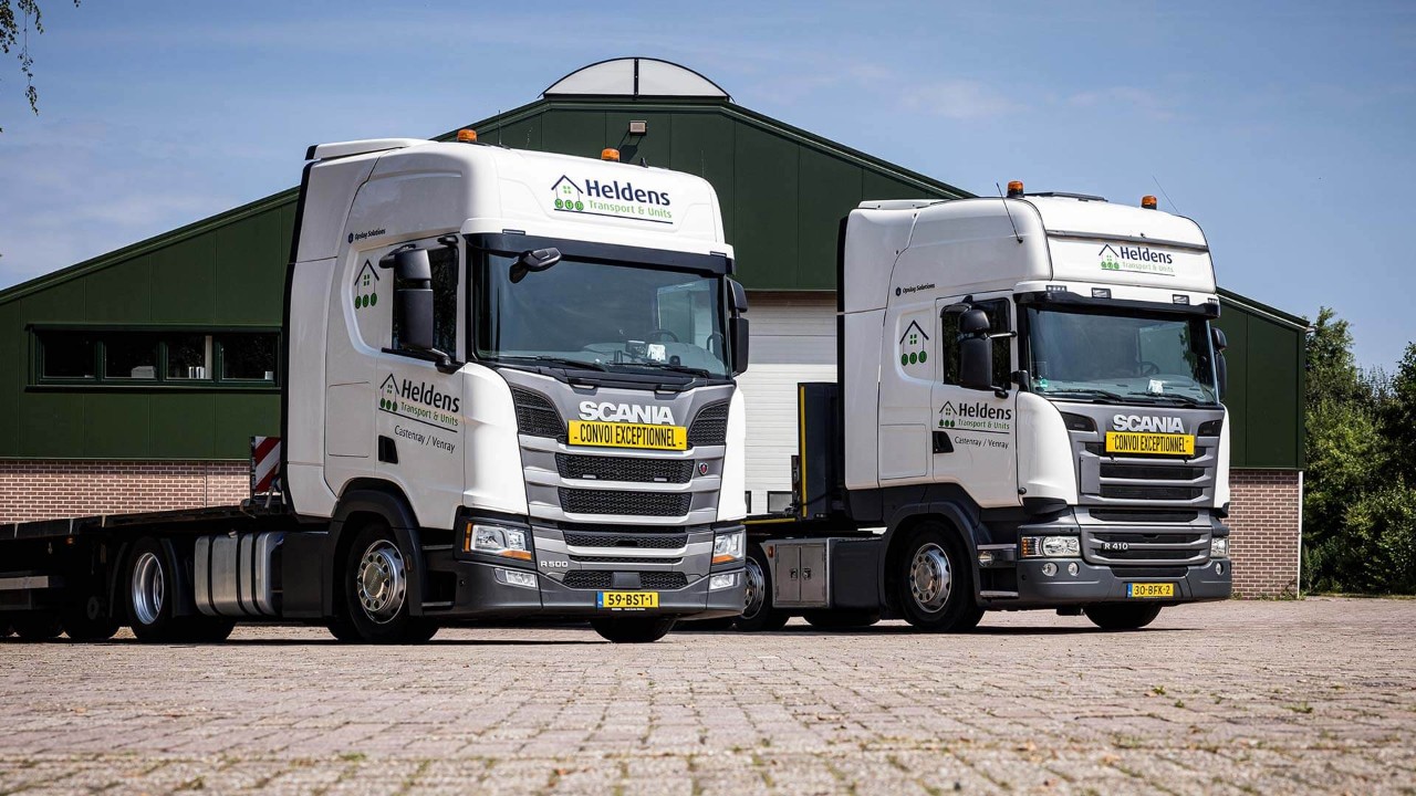 Heldens kiest met twee jong gebruikte Scania’s voor betrouwbaarheid en uitstraling