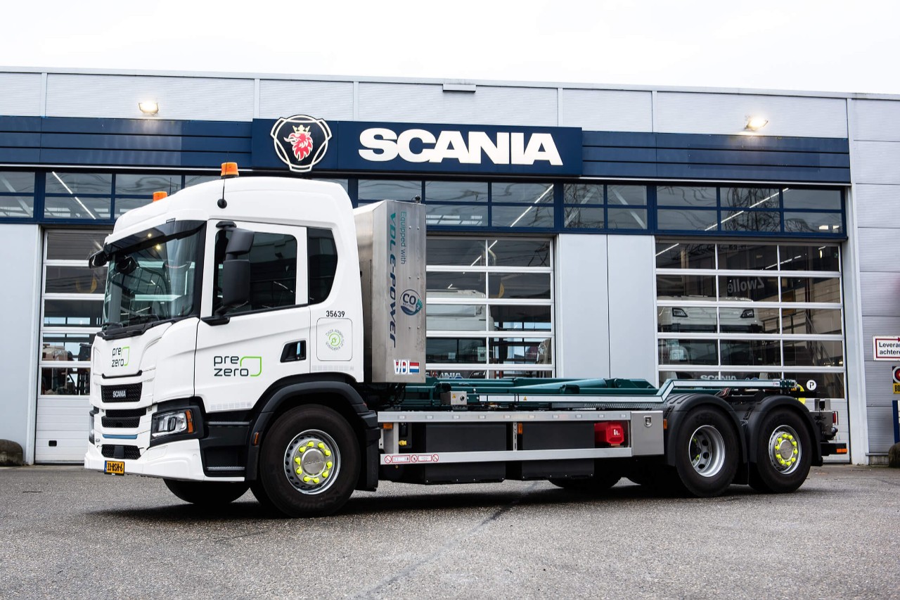 PreZero heeft Nederlandse primeur met eerste twee volledig elektrische Scania’s voor afvalinzameling