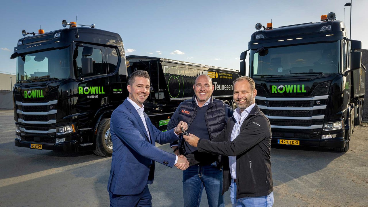 Scania samenwerking met Rowill Transport