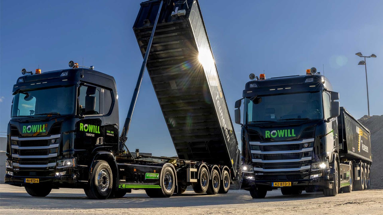 Scania hybride Rowill Transport
