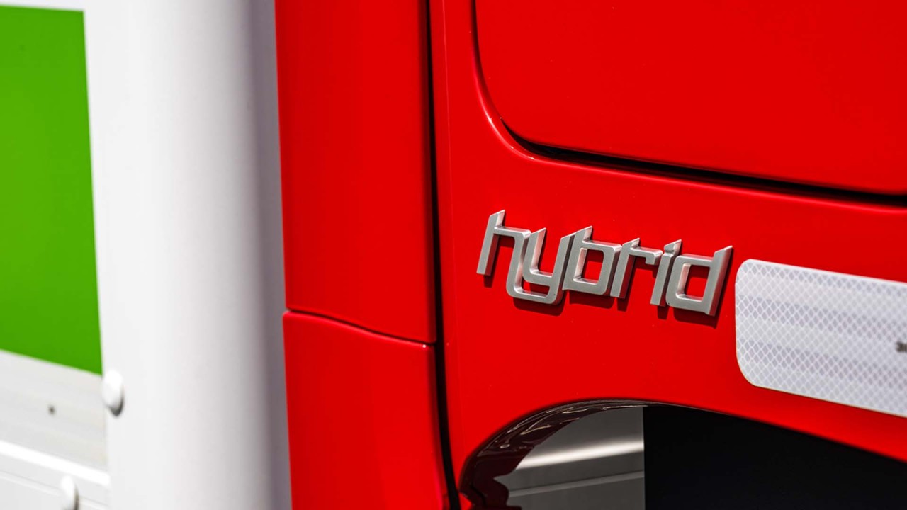 plug-in hybride-elektrische Scania bakwagen