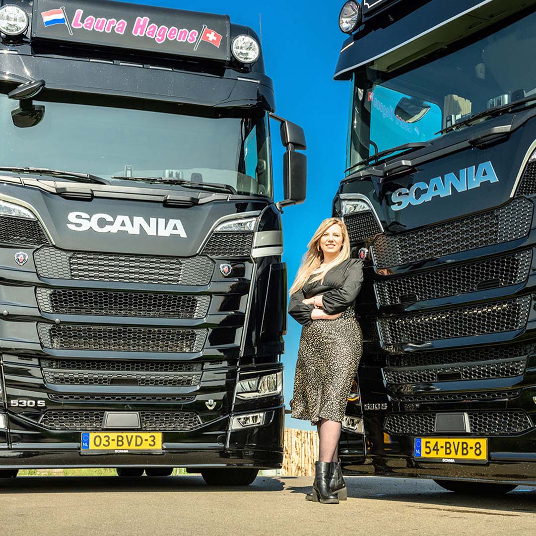 Scania Hybride Slaats dierenvoeders