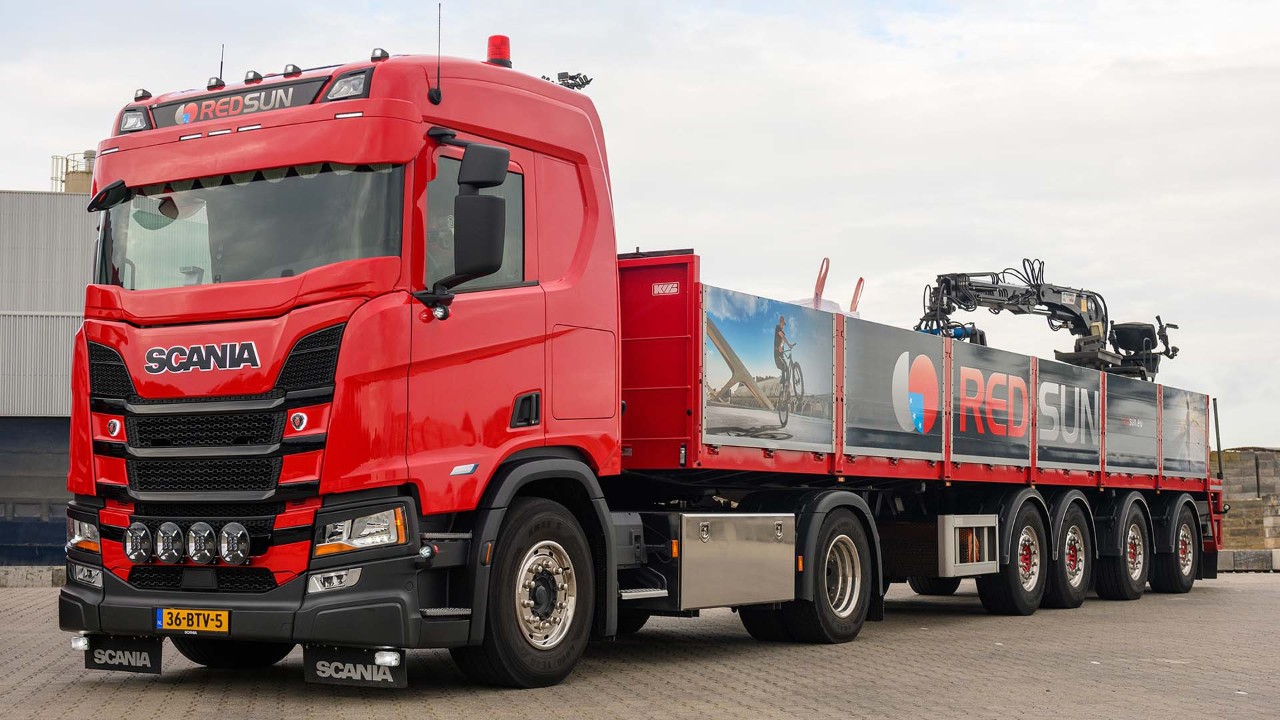 REDSUN vervangt wagenpark met tien maal Scania 420R Super