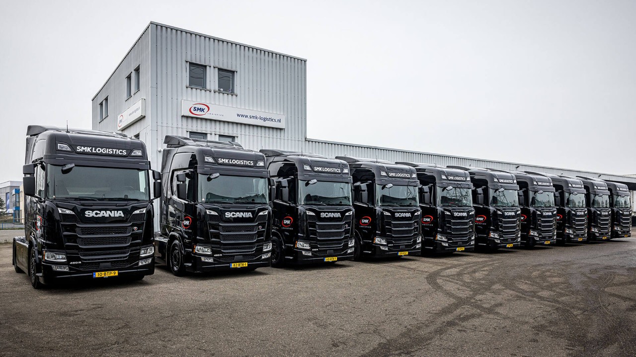 10 nieuwe Scania’s SMK Logistics