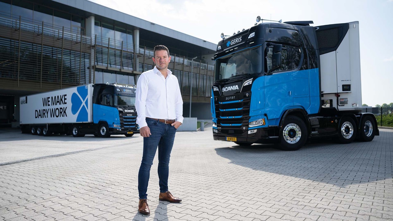 Scania Hybride Slaats dierenvoeders